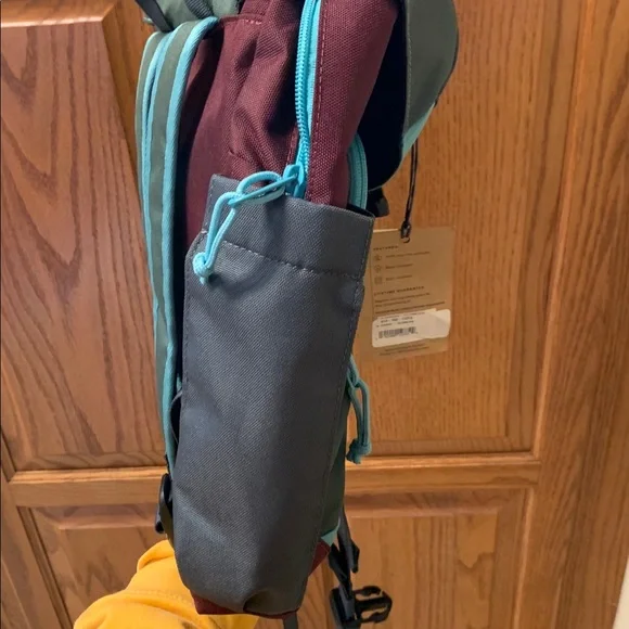 United by Green Maroon with teal accent Backpack - Picture 4 of 6